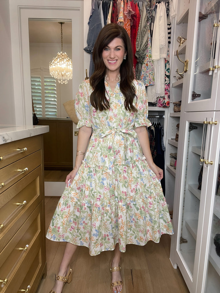 Fate Summer Sweetness Tiered Midi Dress