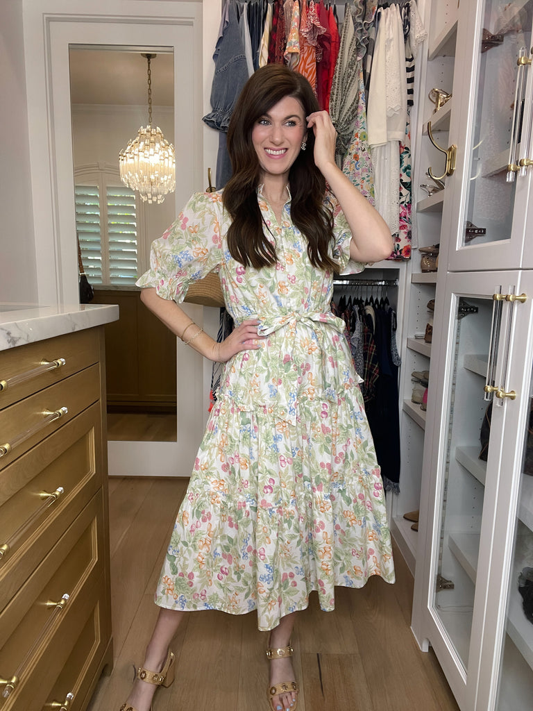 Fate Summer Sweetness Tiered Midi Dress