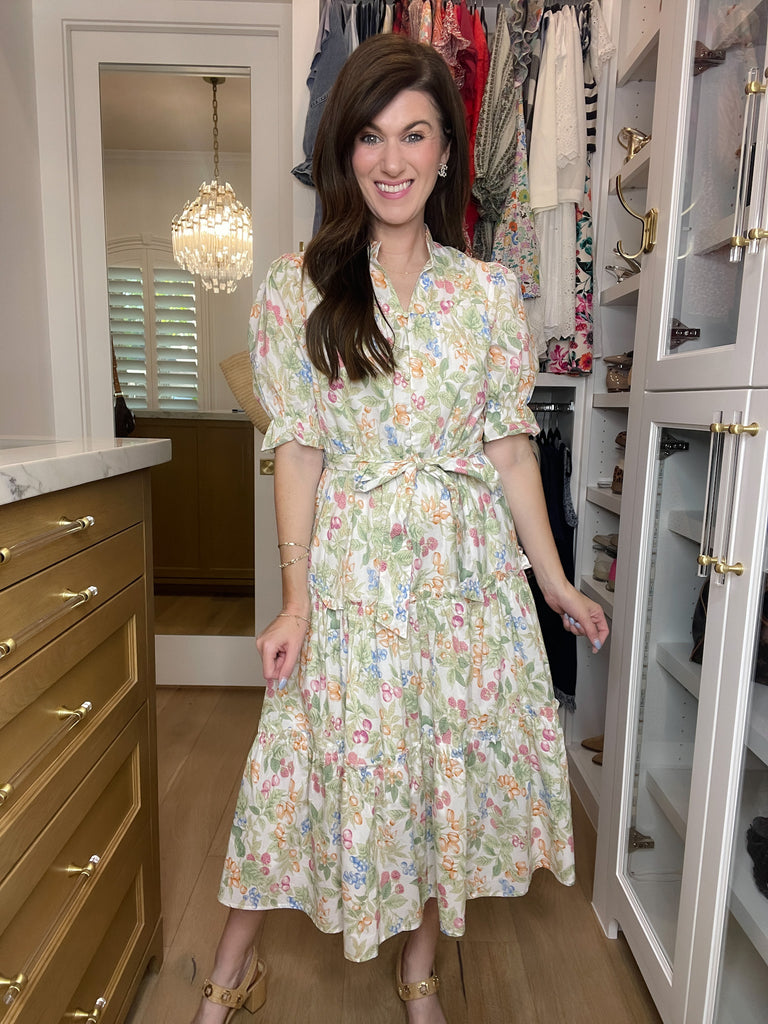 Fate Summer Sweetness Tiered Midi Dress