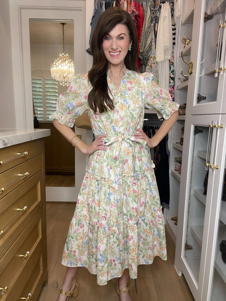 Fate Summer Sweetness Tiered Midi Dress