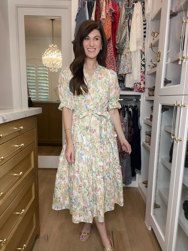 Fate Summer Sweetness Tiered Midi Dress