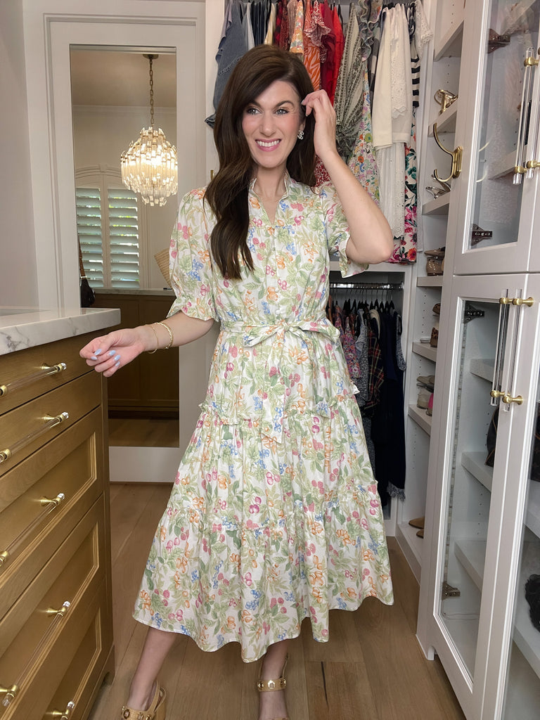 Fate Summer Sweetness Tiered Midi Dress