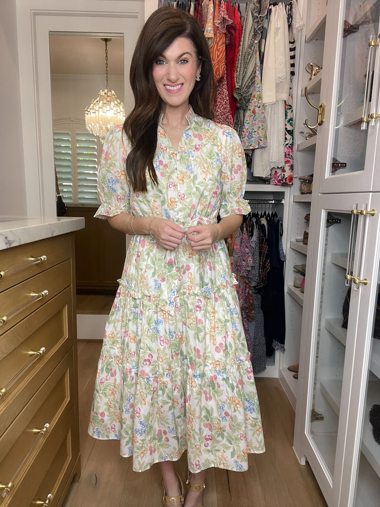 Fate Summer Sweetness Tiered Midi Dress