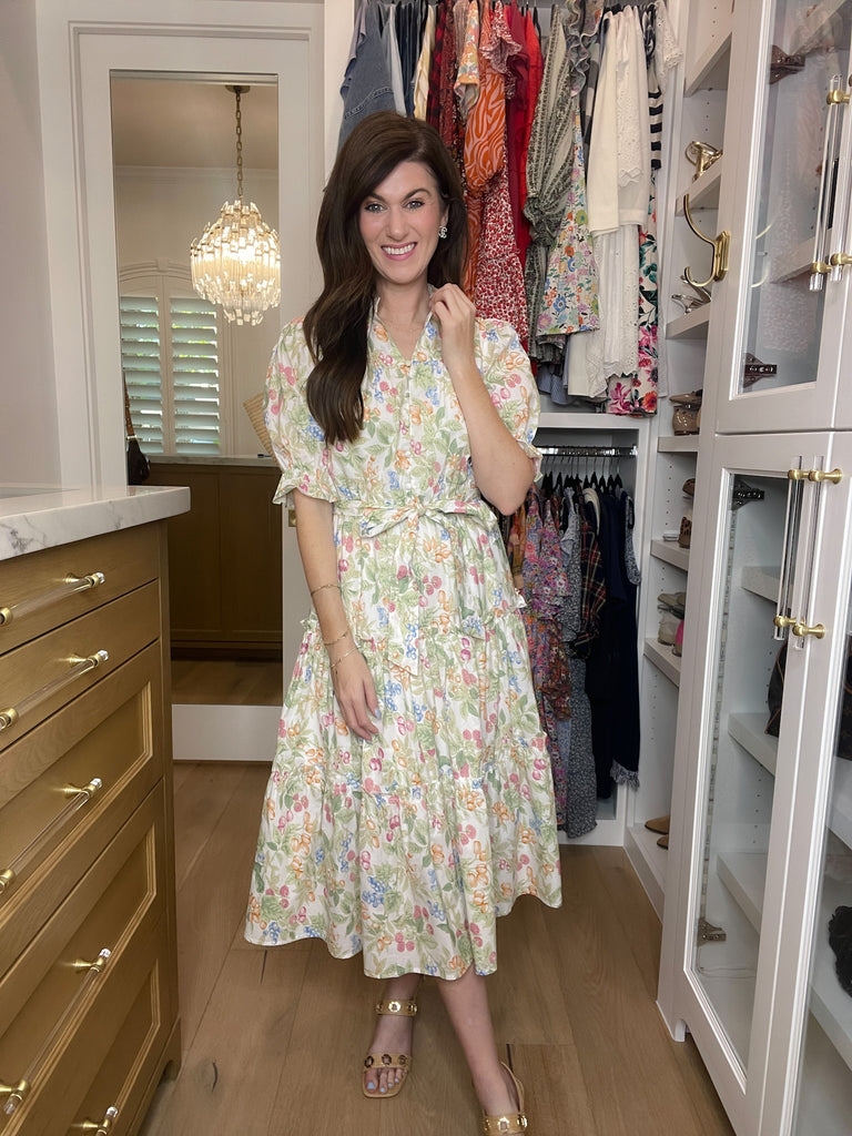 Fate Summer Sweetness Tiered Midi Dress