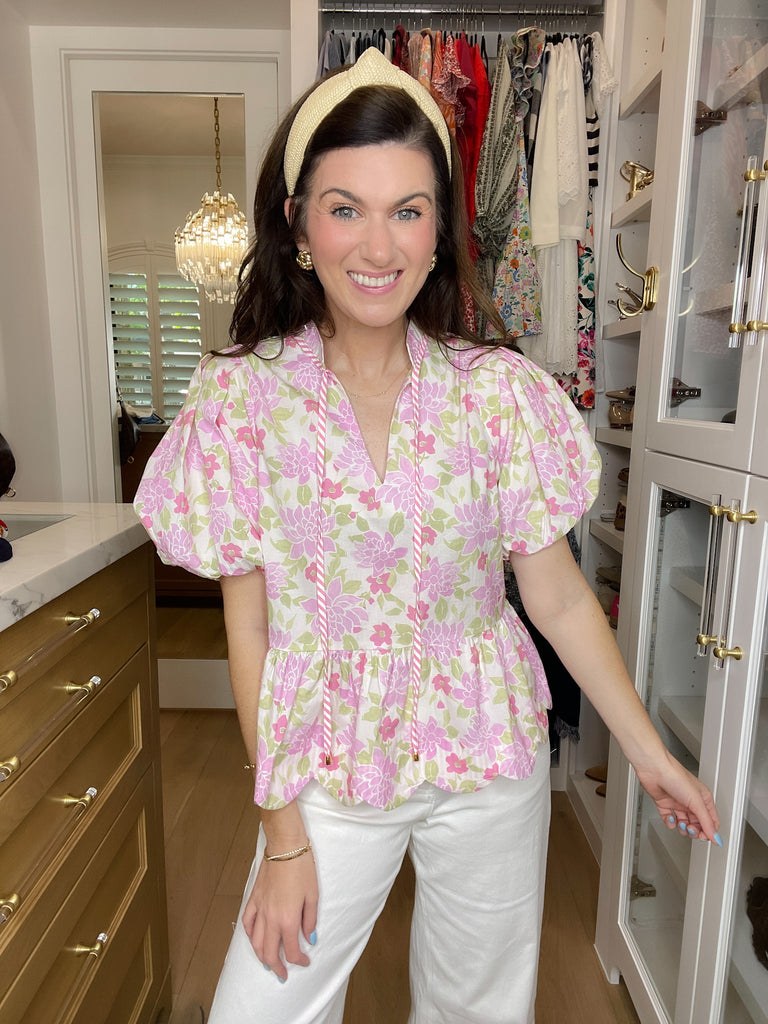 Feeling Butterflies Top in Pink