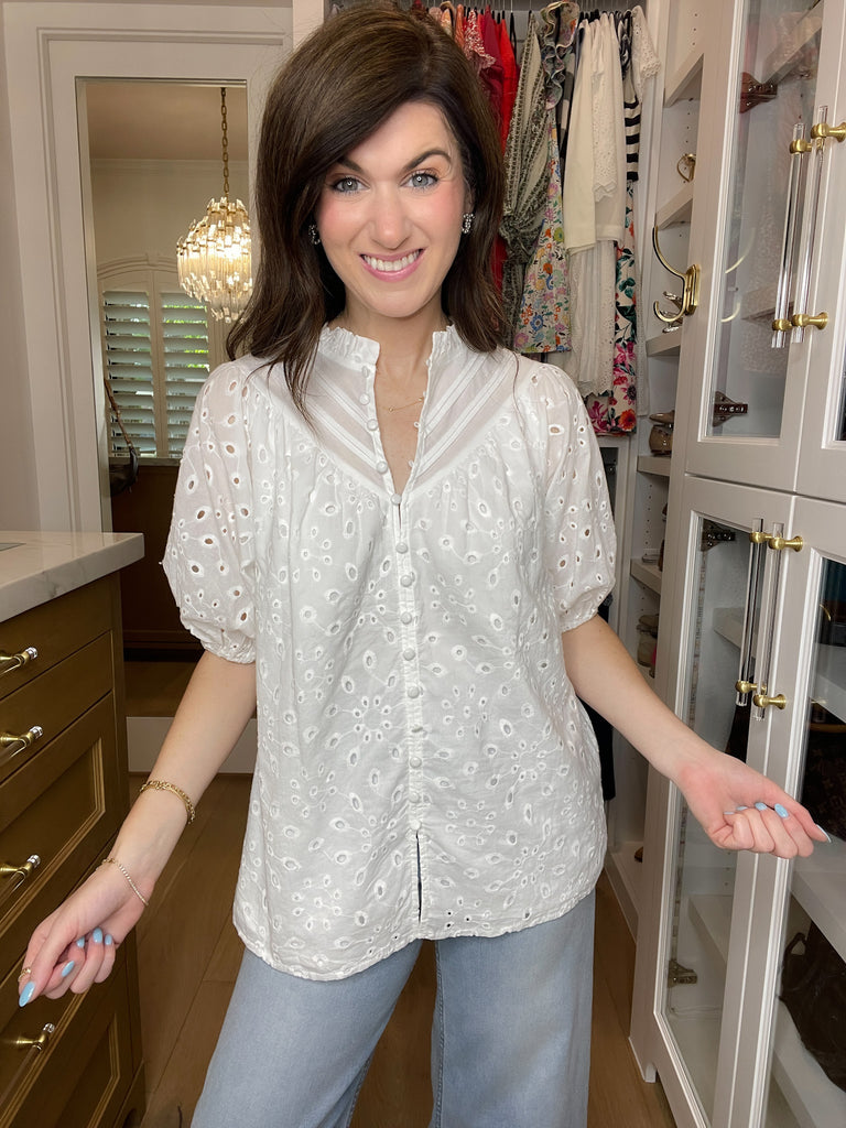Daylight Darling Eyelet Top