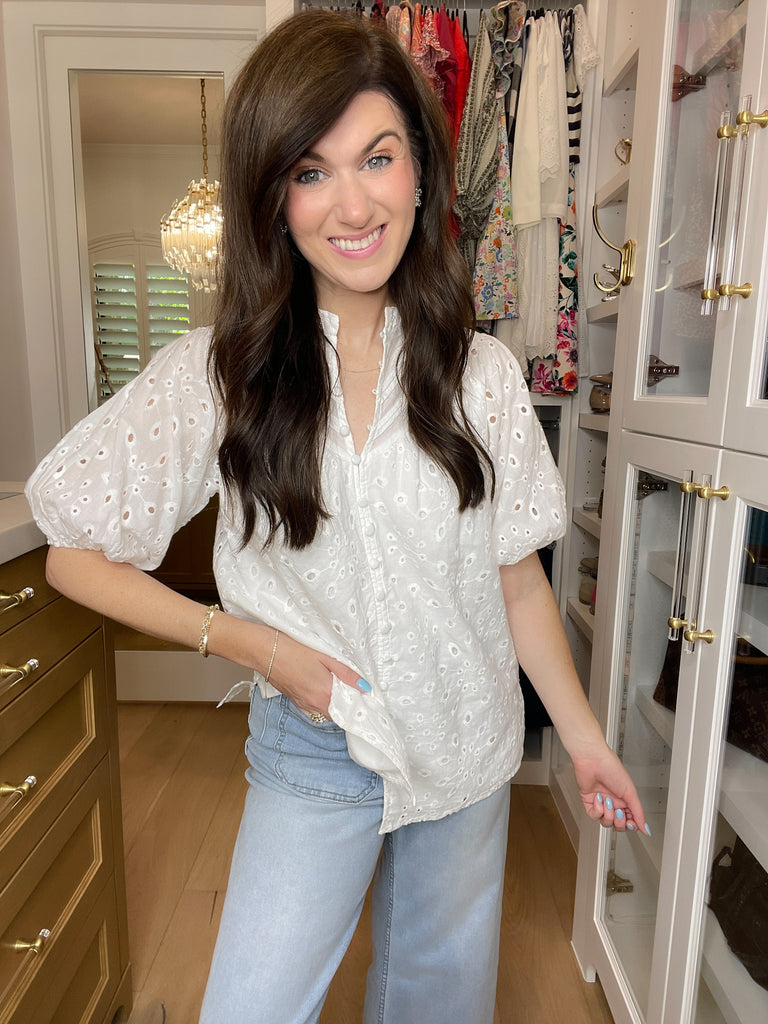 Daylight Darling Eyelet Top