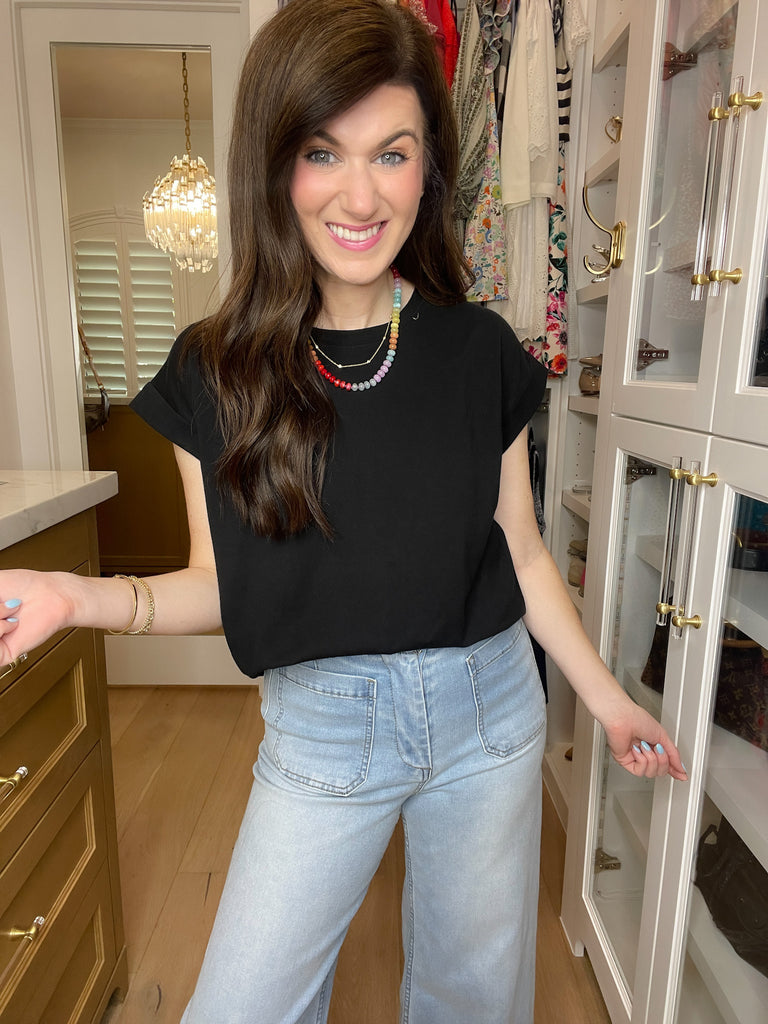 *BELLES & DOORBUSTER* Easy Days Rolled Sleeve Tees *Final Sale*