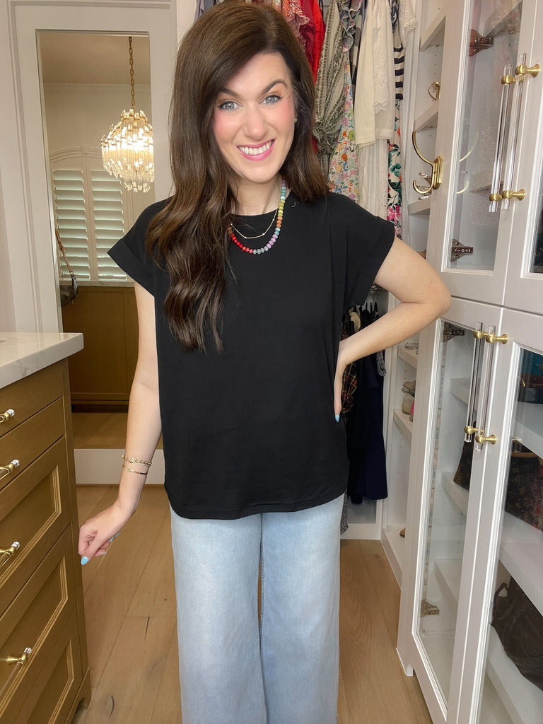 *BELLES & DOORBUSTER* Easy Days Rolled Sleeve Tees *Final Sale*