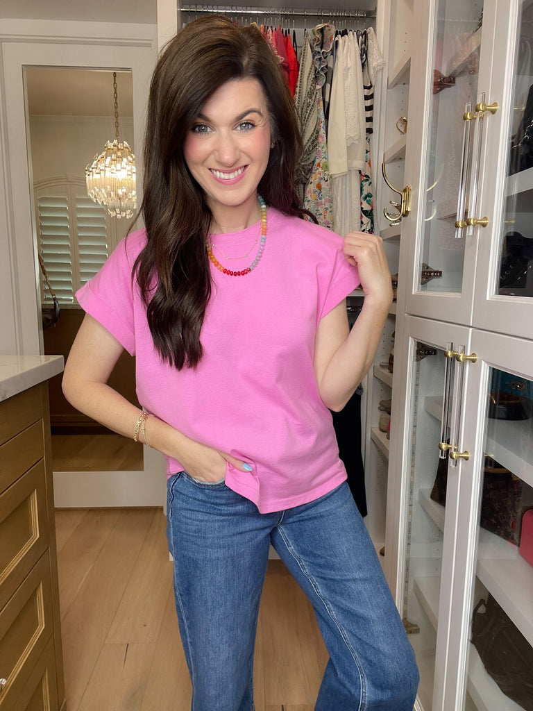 *BELLES & DOORBUSTER* Easy Days Rolled Sleeve Tees *Final Sale*