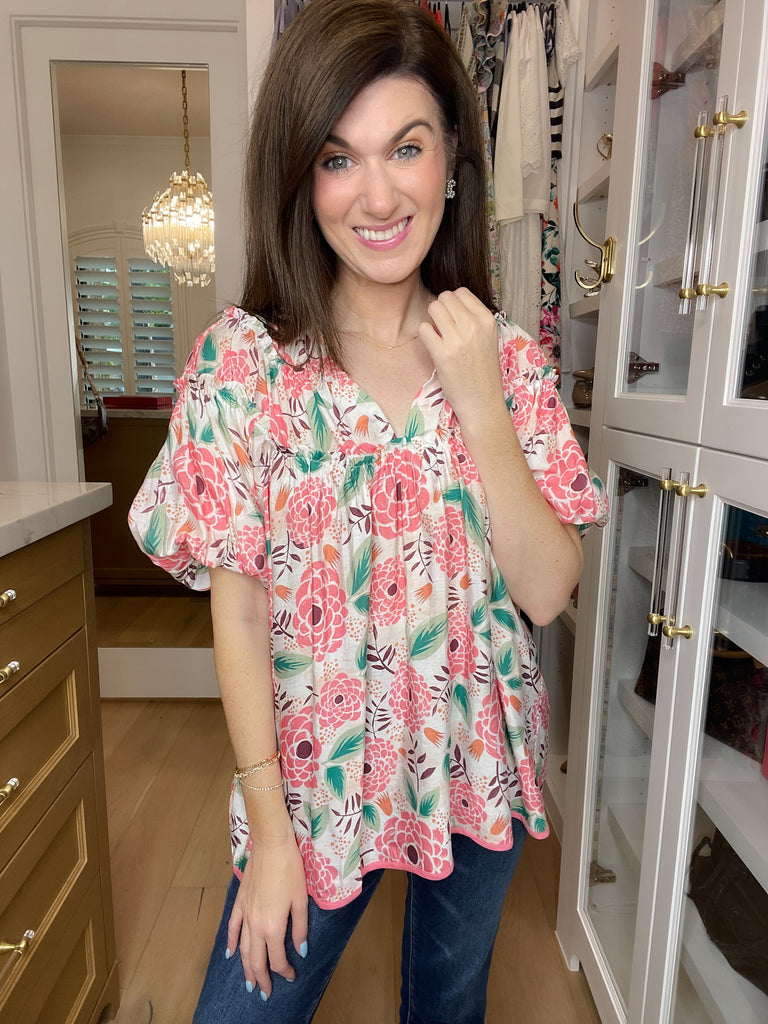 Blush Bloom Top