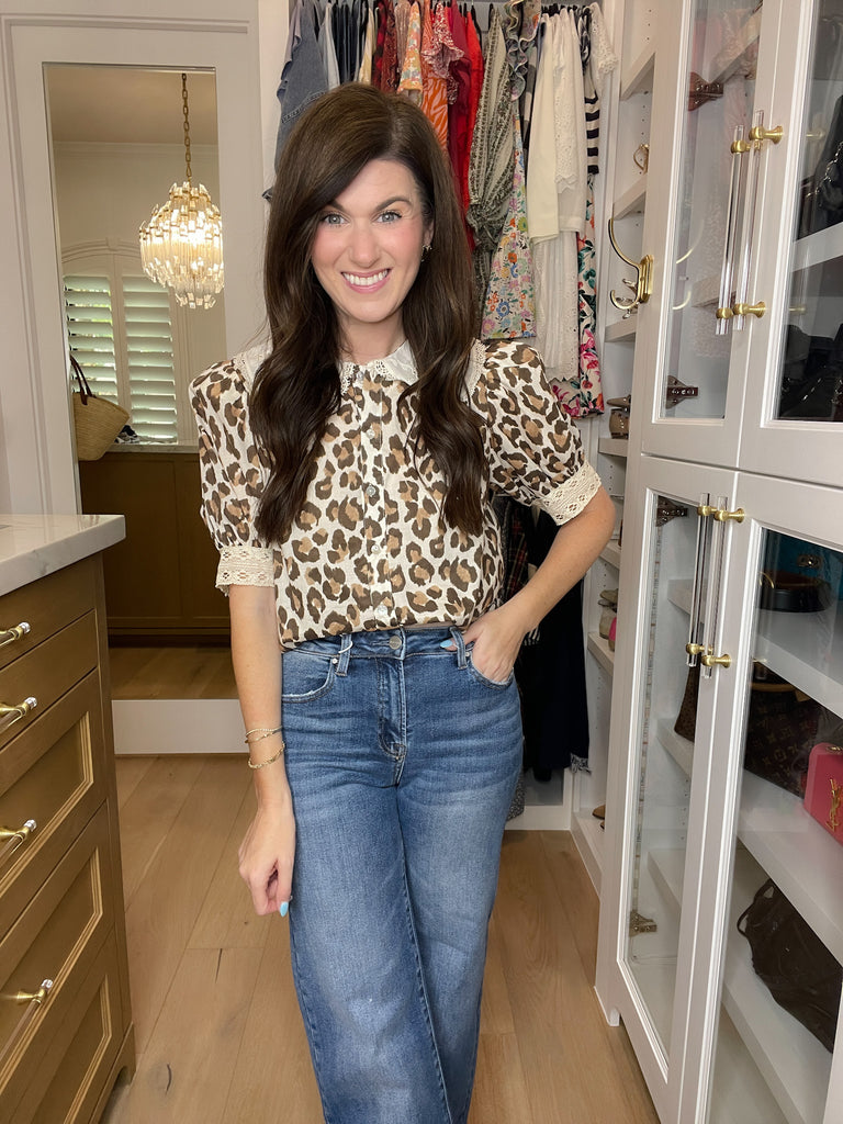 Catch Your Eye Leopard Print Top