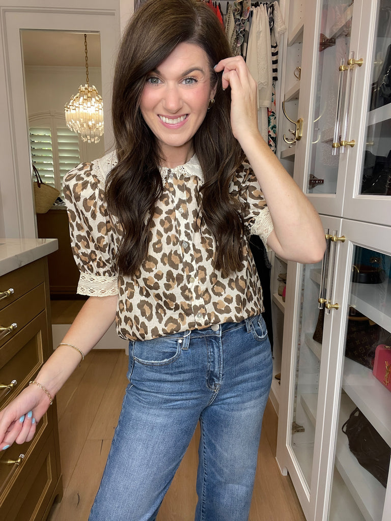 Catch Your Eye Leopard Print Top