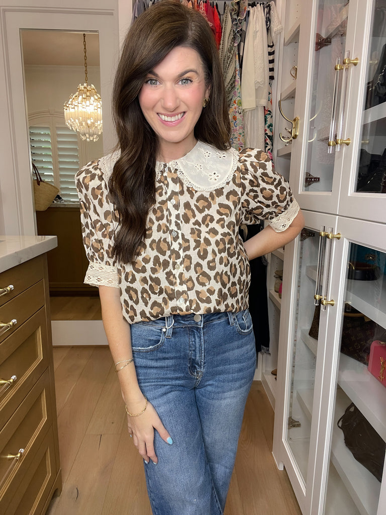 Catch Your Eye Leopard Print Top