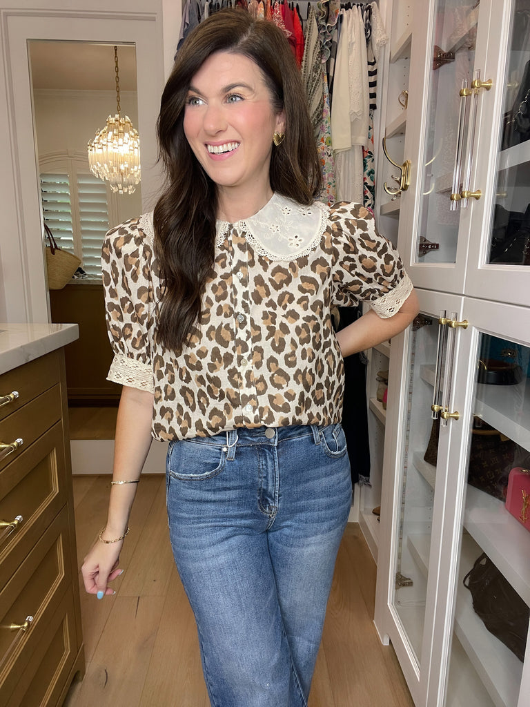 Catch Your Eye Leopard Print Top