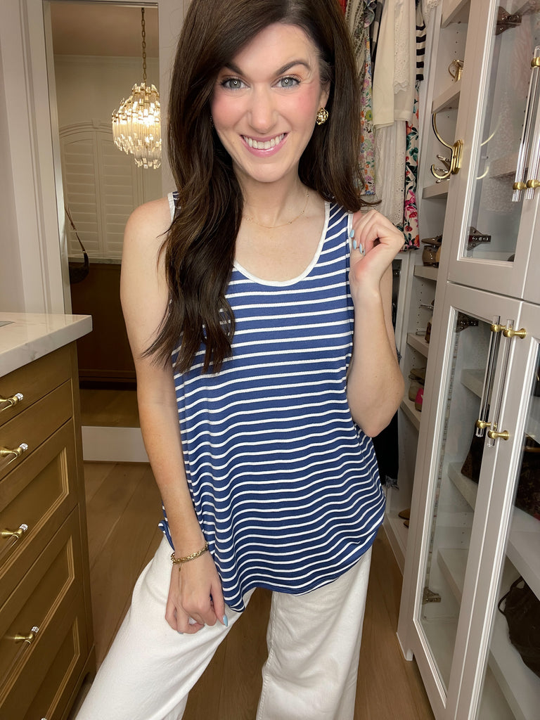 *BELLES & DOORBUSTER* In Line Tank in Multiple Colors *Final Sale*