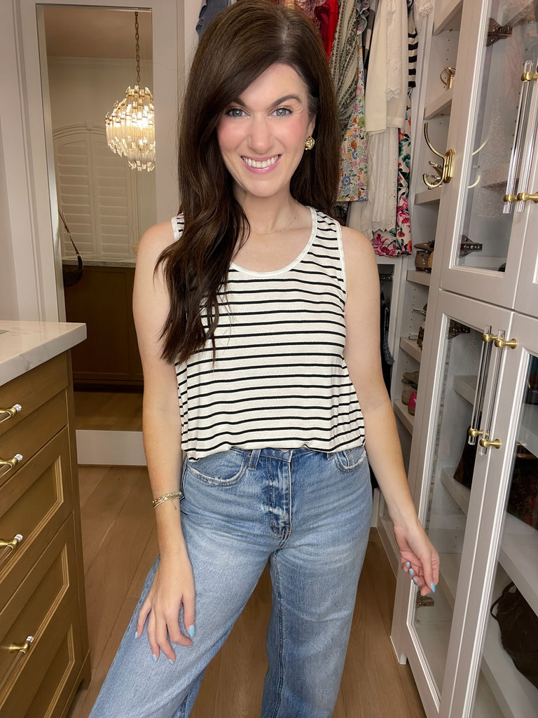 *BELLES & DOORBUSTER* In Line Tank in Multiple Colors *Final Sale*