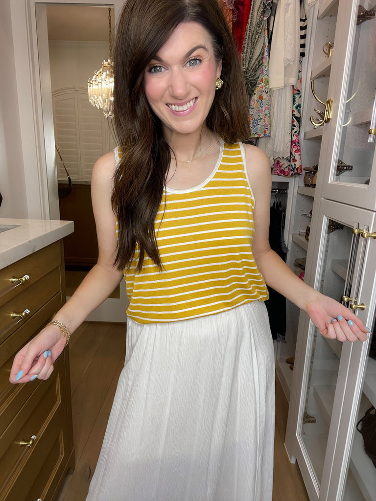 *BELLES & DOORBUSTER* In Line Tank in Multiple Colors *Final Sale*