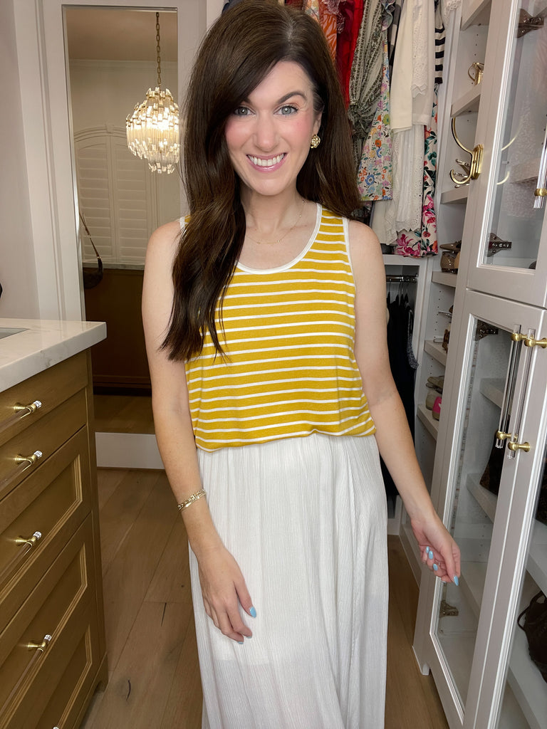 *BELLES & DOORBUSTER* In Line Tank in Multiple Colors *Final Sale*