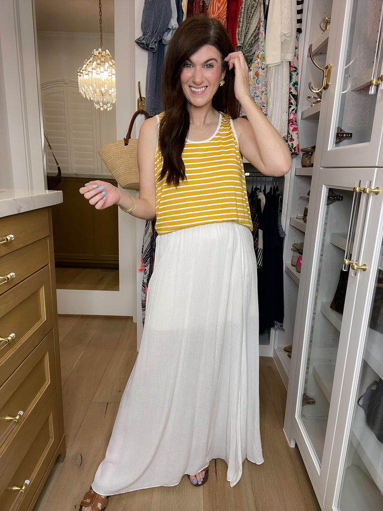 *BELLES & DOORBUSTER* In Line Tank in Multiple Colors *Final Sale*