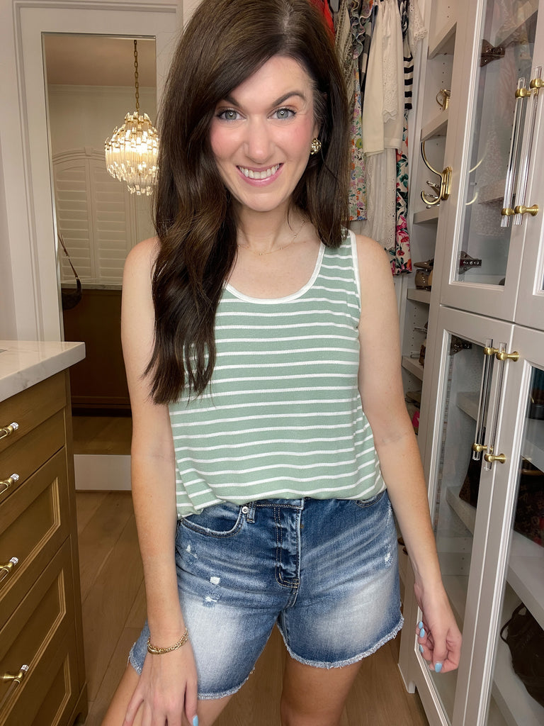 *BELLES & DOORBUSTER* In Line Tank in Multiple Colors *Final Sale*