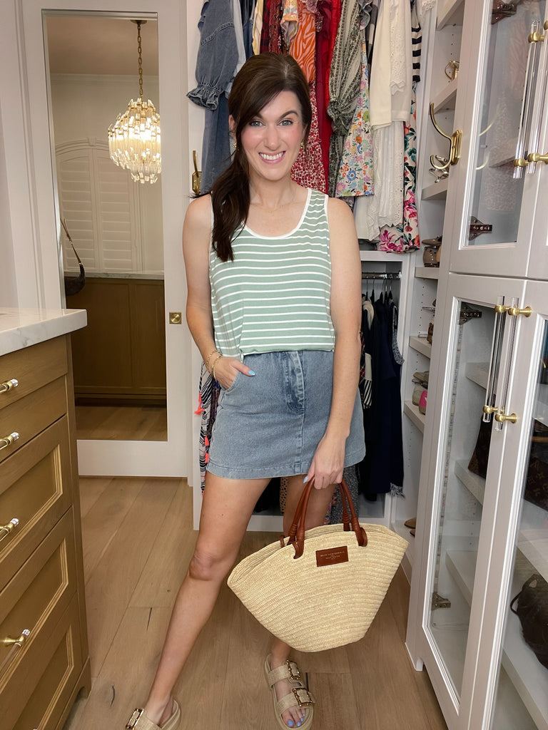 *BELLES & DOORBUSTER* In Line Tank in Multiple Colors *Final Sale*