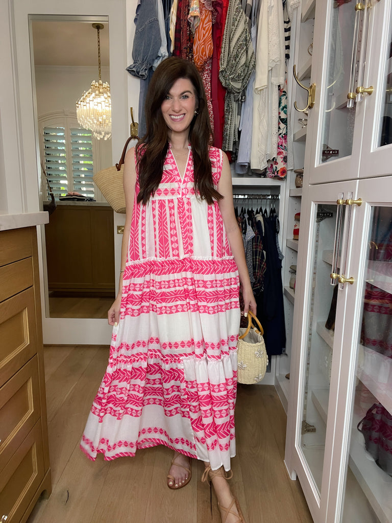 Riviera Charm Maxi Dress