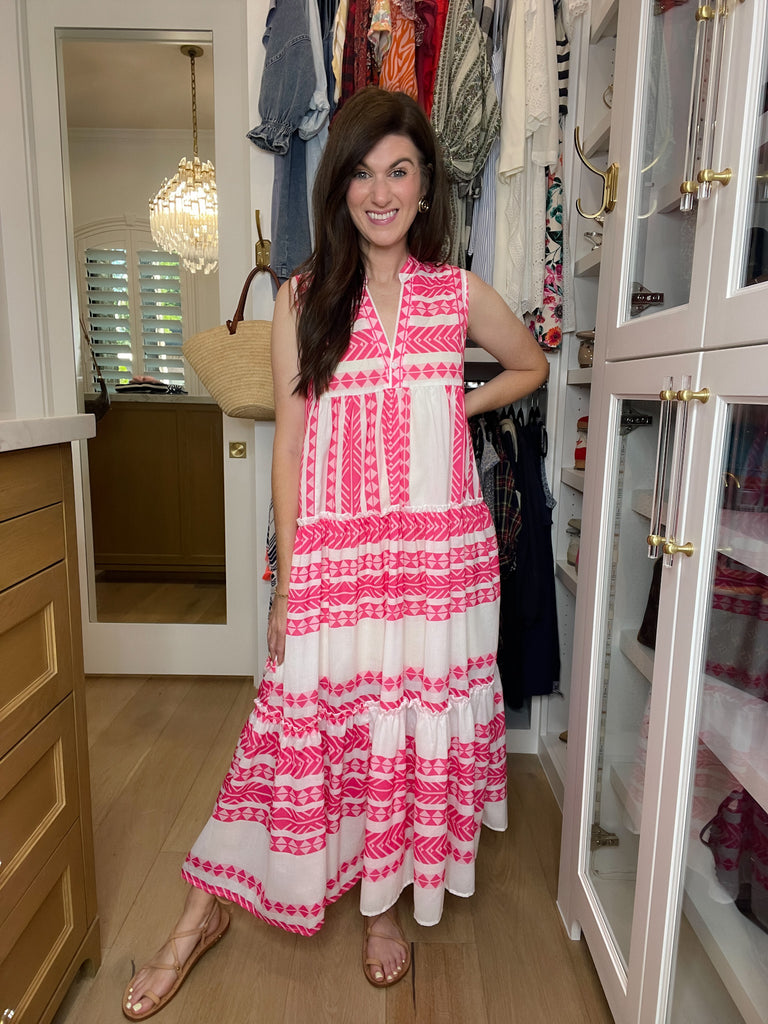 Riviera Charm Maxi Dress