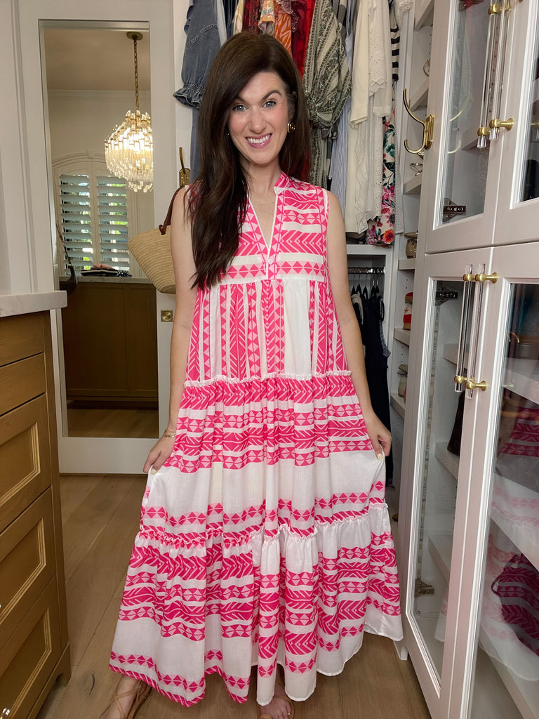 Riviera Charm Maxi Dress
