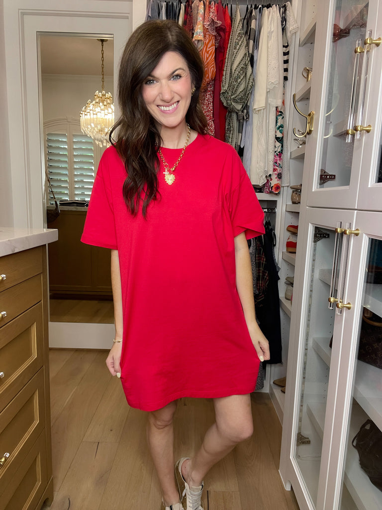 *BELLES & DOORBUSTER* Liberty T-Shirt Dress in Multiple Colors *Final Sale*