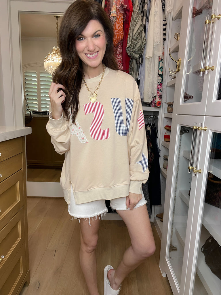 Americana Charm Pullover