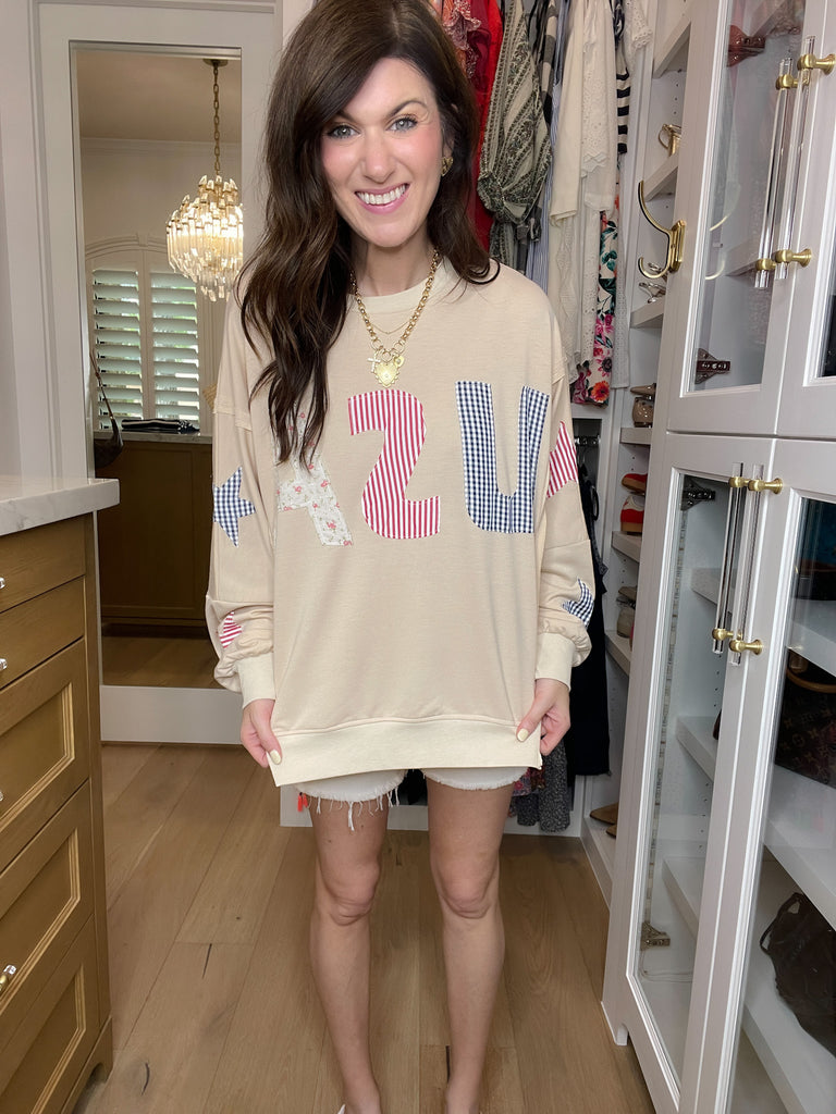 Americana Charm Pullover