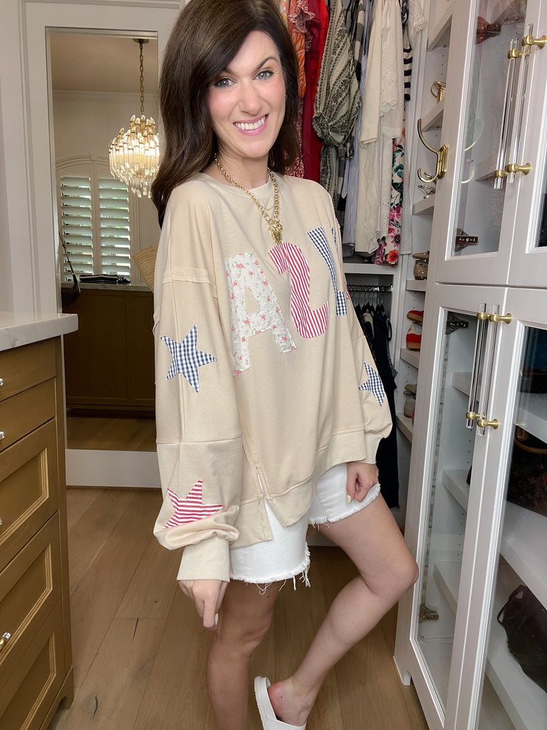 Americana Charm Pullover