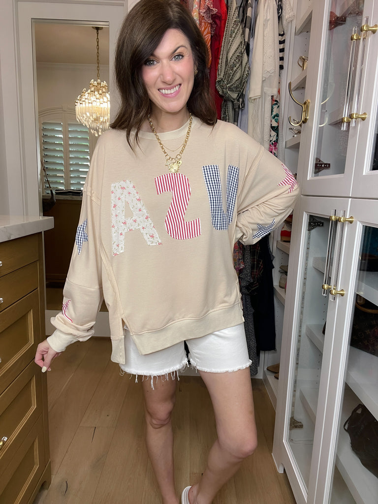 Americana Charm Pullover