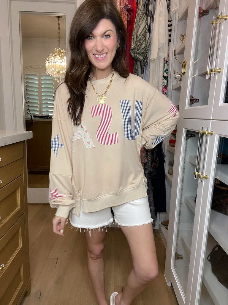 Americana Charm Pullover