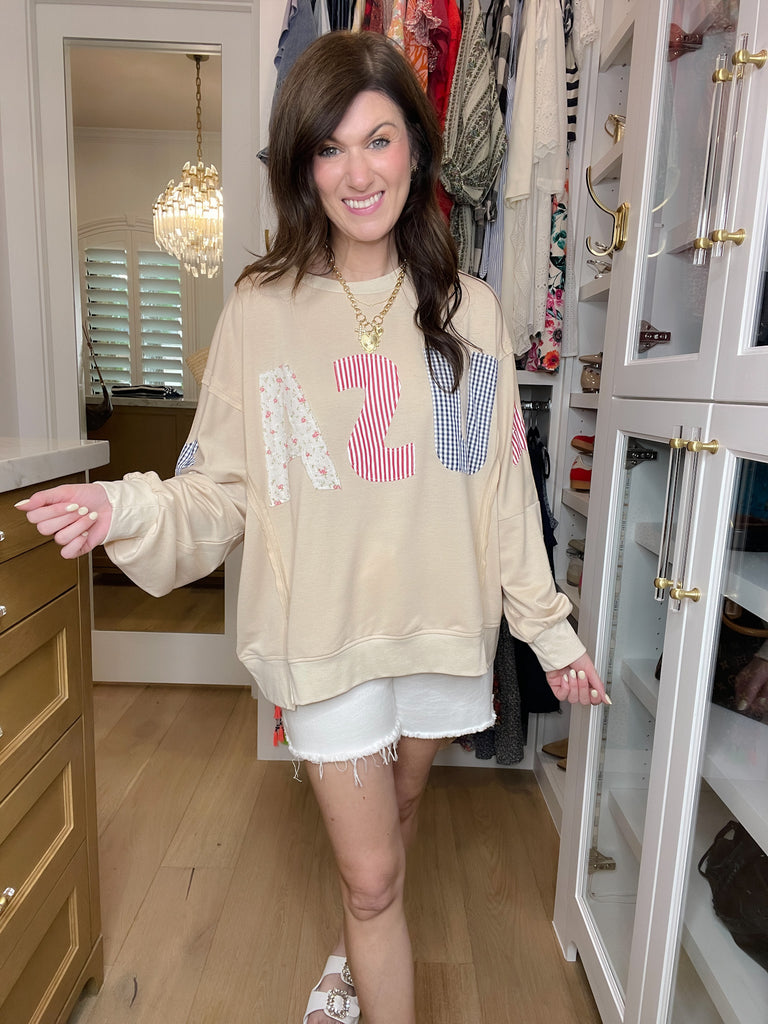 Americana Charm Pullover