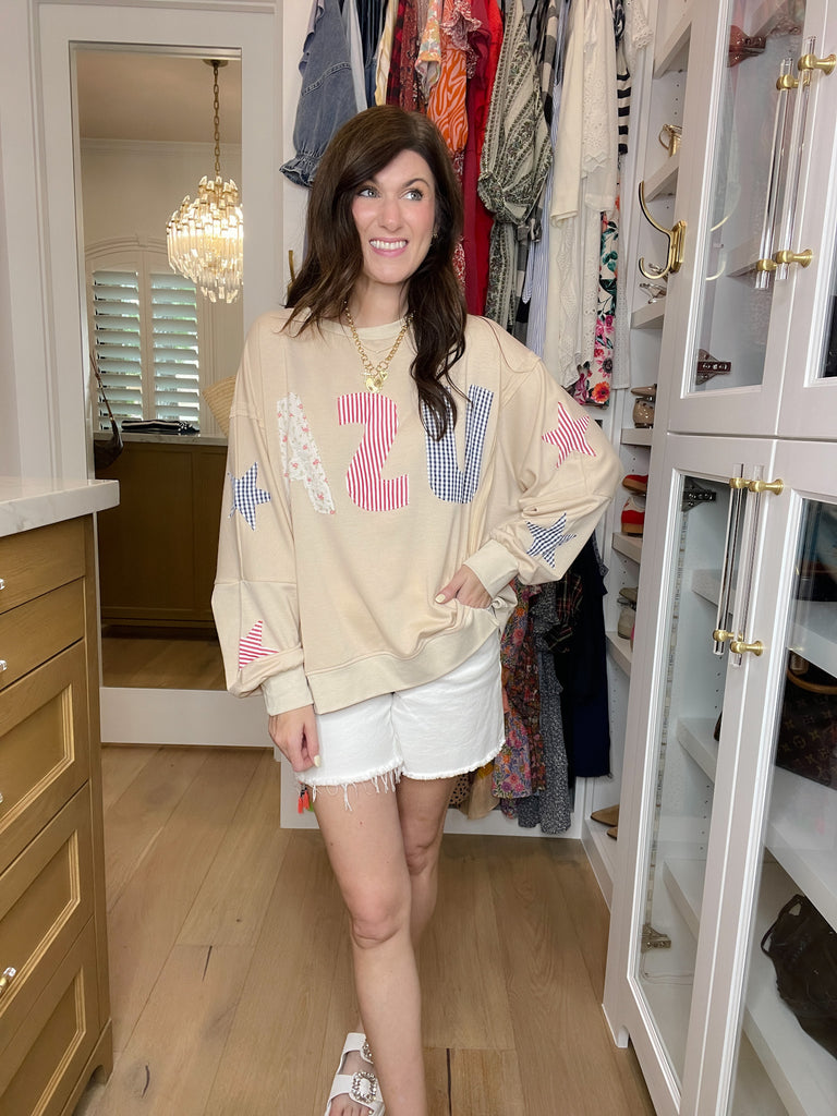 Americana Charm Pullover