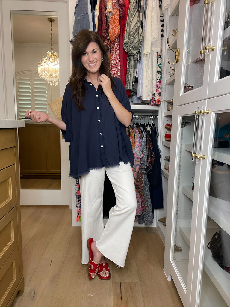 Finity H-Strap Sandals in Red