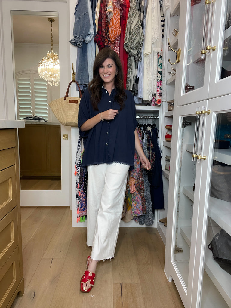 Finity H-Strap Sandals in Red