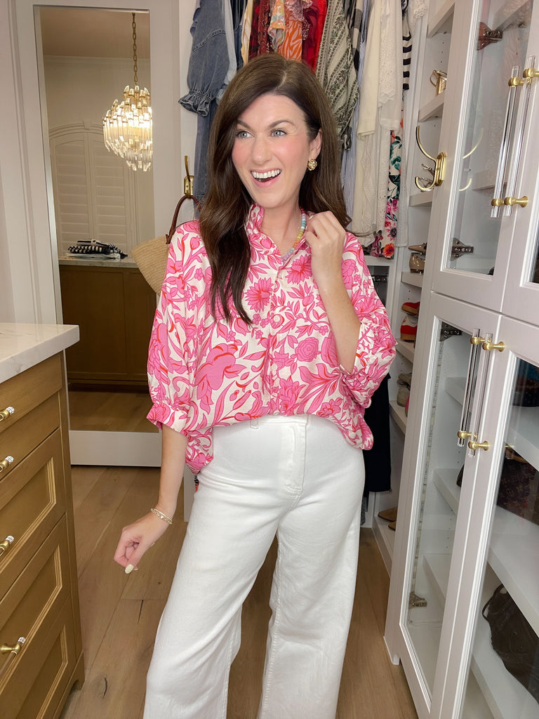 Petal Parade Button Down