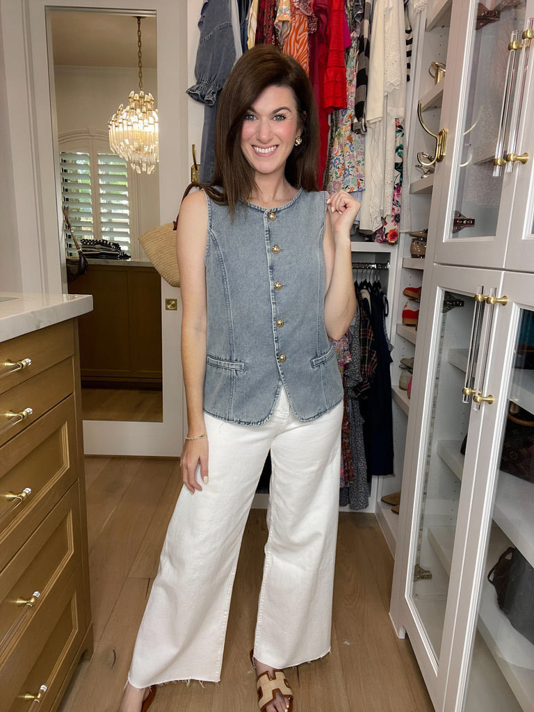 Palm Beach Patio Denim Vest