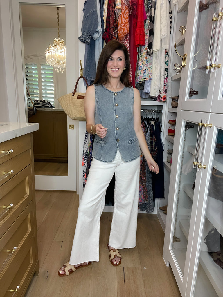 Palm Beach Patio Denim Vest