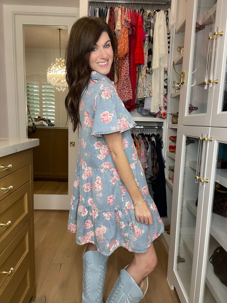 Sweet Magnolia Denim Dress