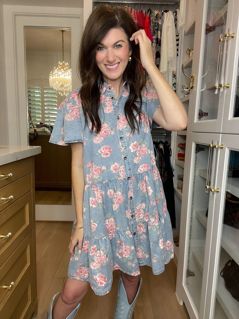 Sweet Magnolia Denim Dress