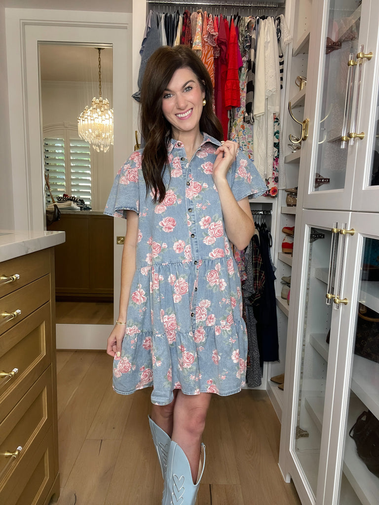Sweet Magnolia Denim Dress
