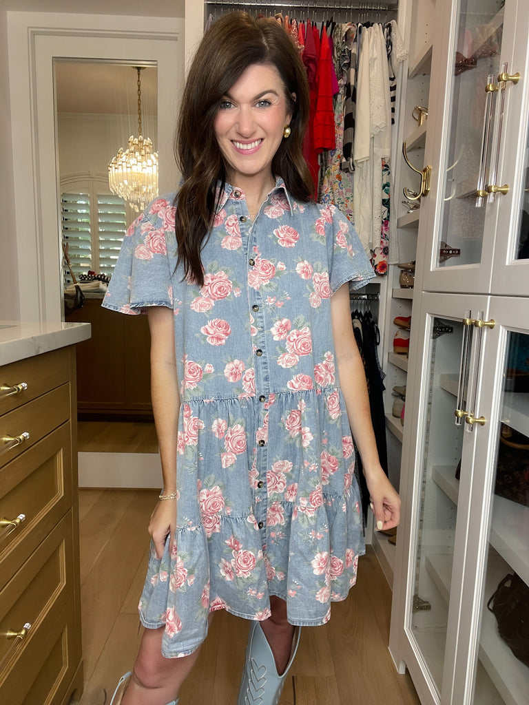 Sweet Magnolia Denim Dress