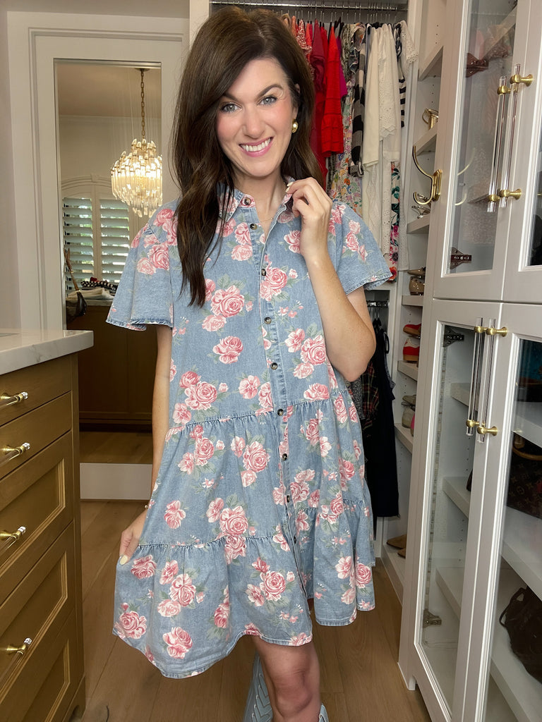 Sweet Magnolia Denim Dress