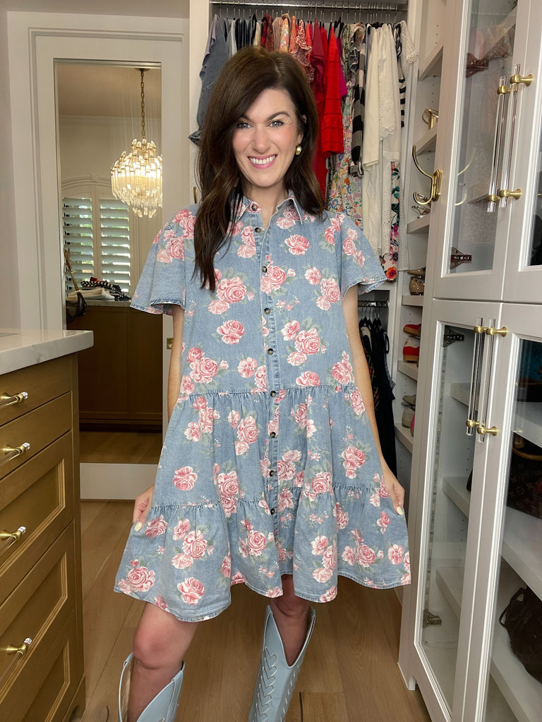 Sweet Magnolia Denim Dress