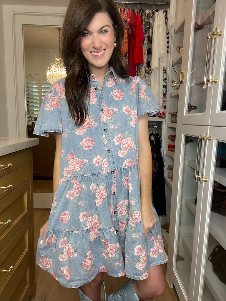 Sweet Magnolia Denim Dress