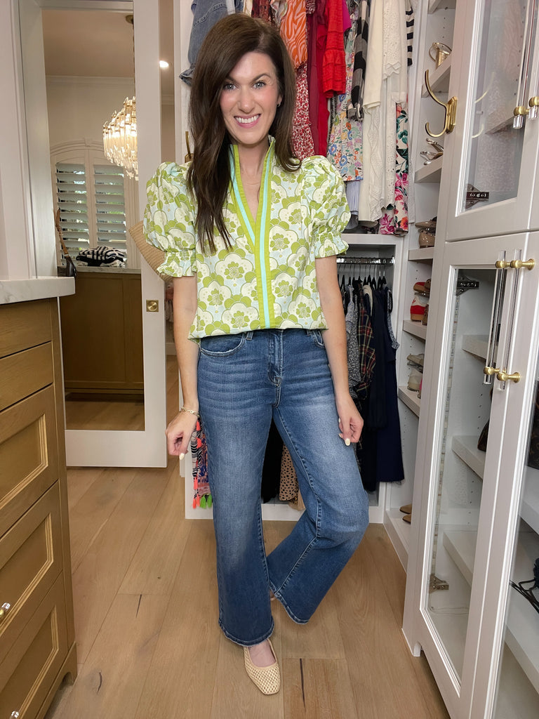 Risen Clarke High Rise Straight Leg Jeans